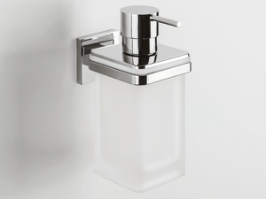 BASICQ B9337 - Wall-mounted chromed brass Bathroom soap dispenser _ Colombo Design